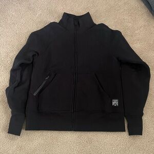 Oiselle Black Unicorn Zip Up